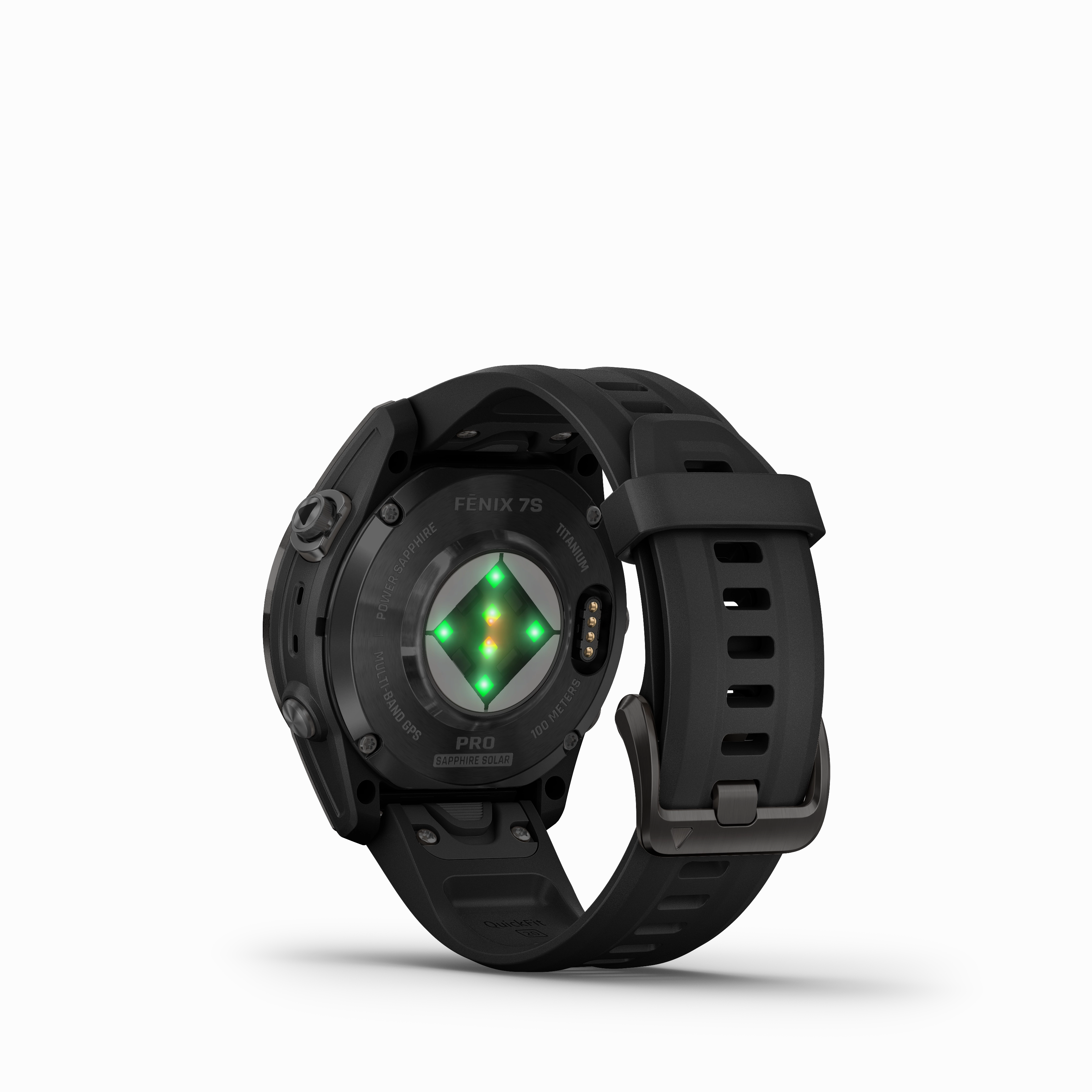 Garmin Fenix 7S Pro Sapphire Solar Carbon Grey Titanium Watch