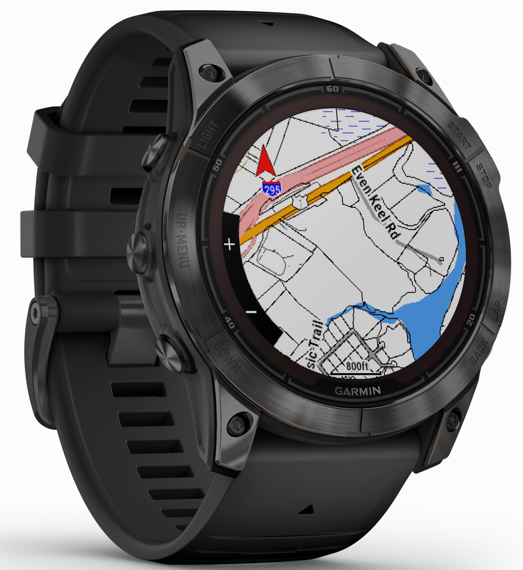 Garmin Fenix 7X Pro Sapphire Solar Carbon Grey Titanium Watch