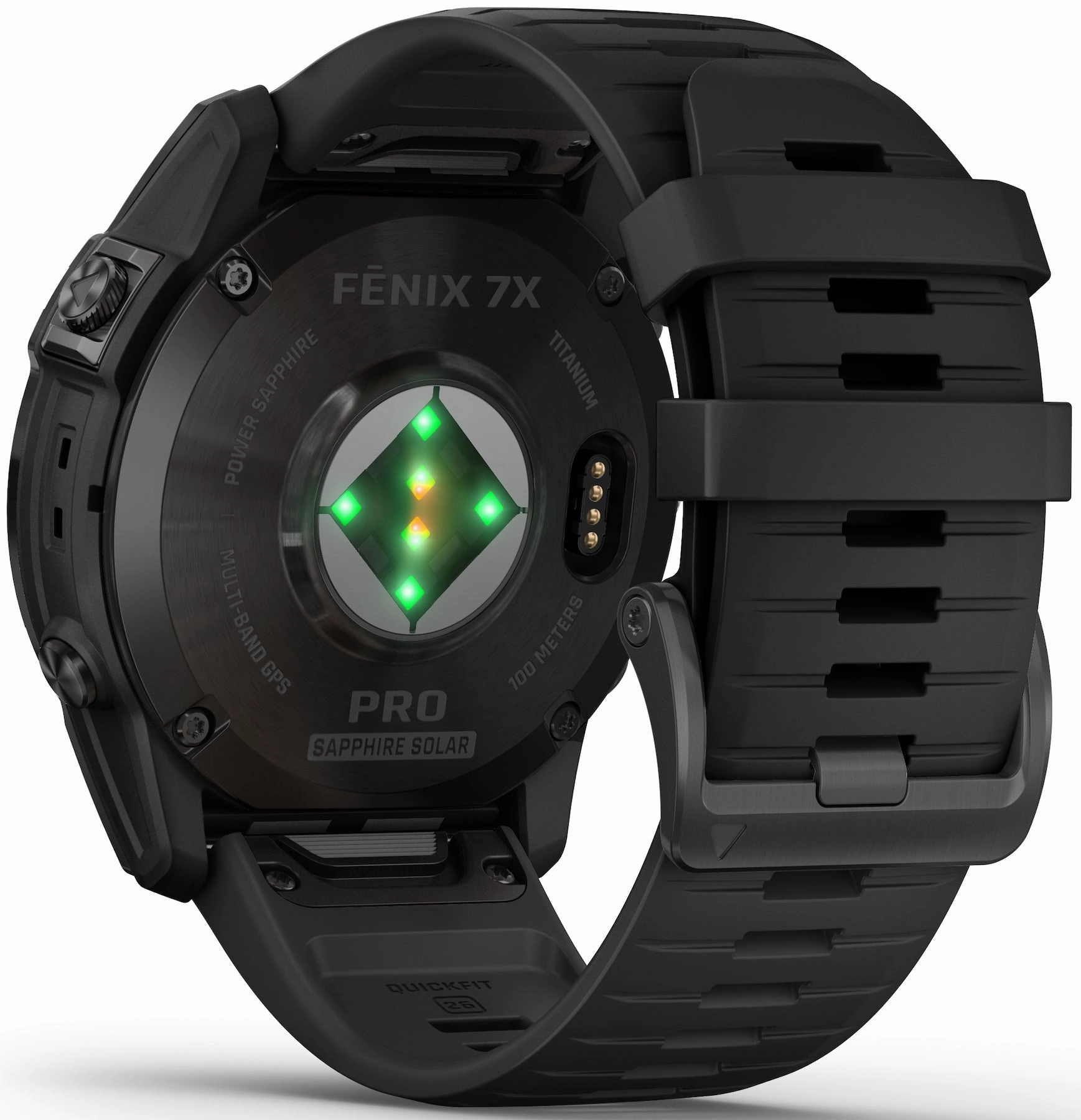 Garmin Fenix 7X Pro Sapphire Solar Carbon Grey Titanium Watch
