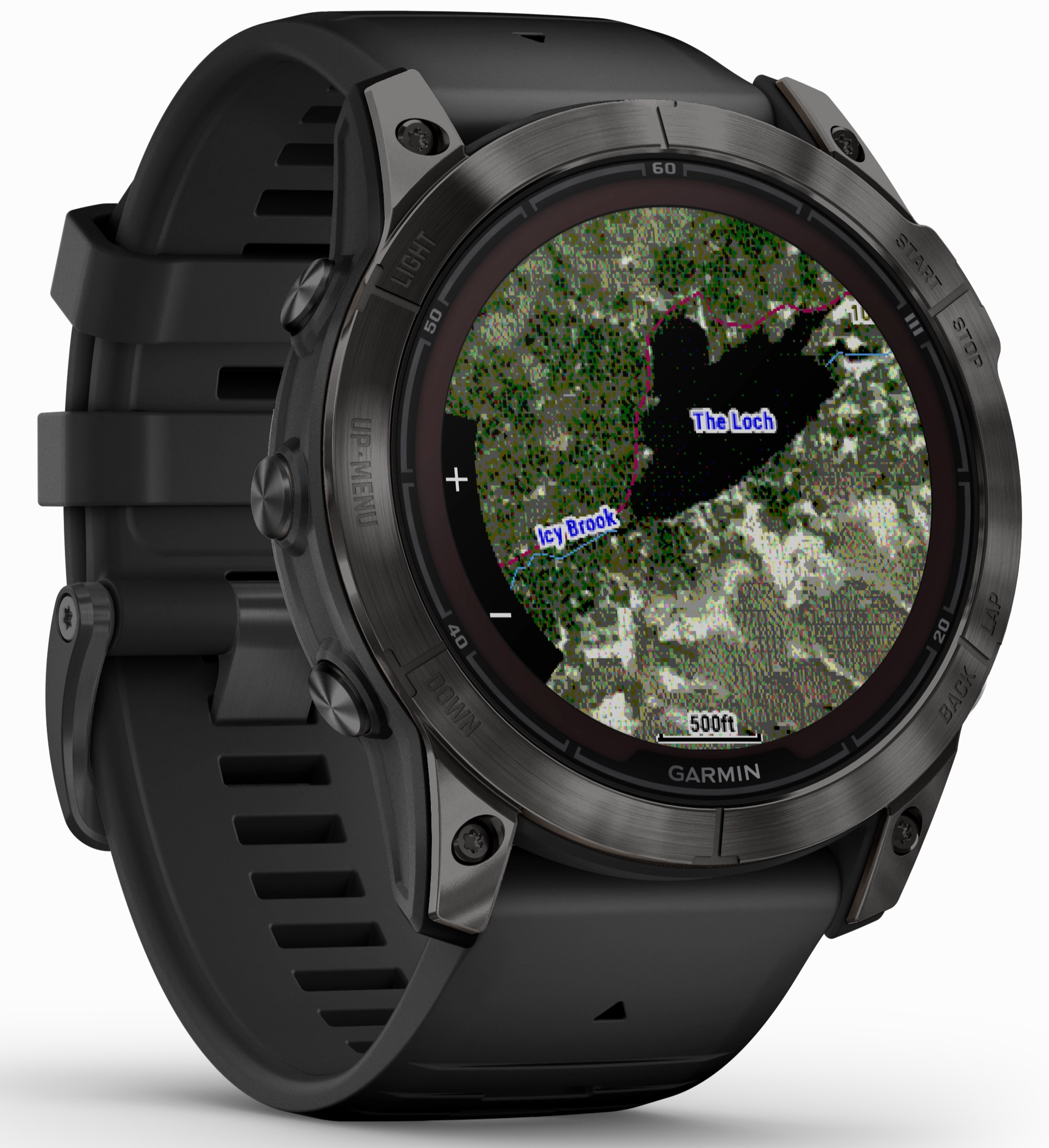 Garmin Fenix 7X Pro Sapphire Solar Carbon Grey Titanium Watch