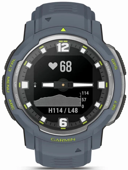 Garmin Instinct Crossover Standard Edition Blue Granite Watch