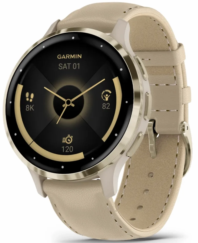 Garmin Venu 3S Soft Gold Smartwatch Watch