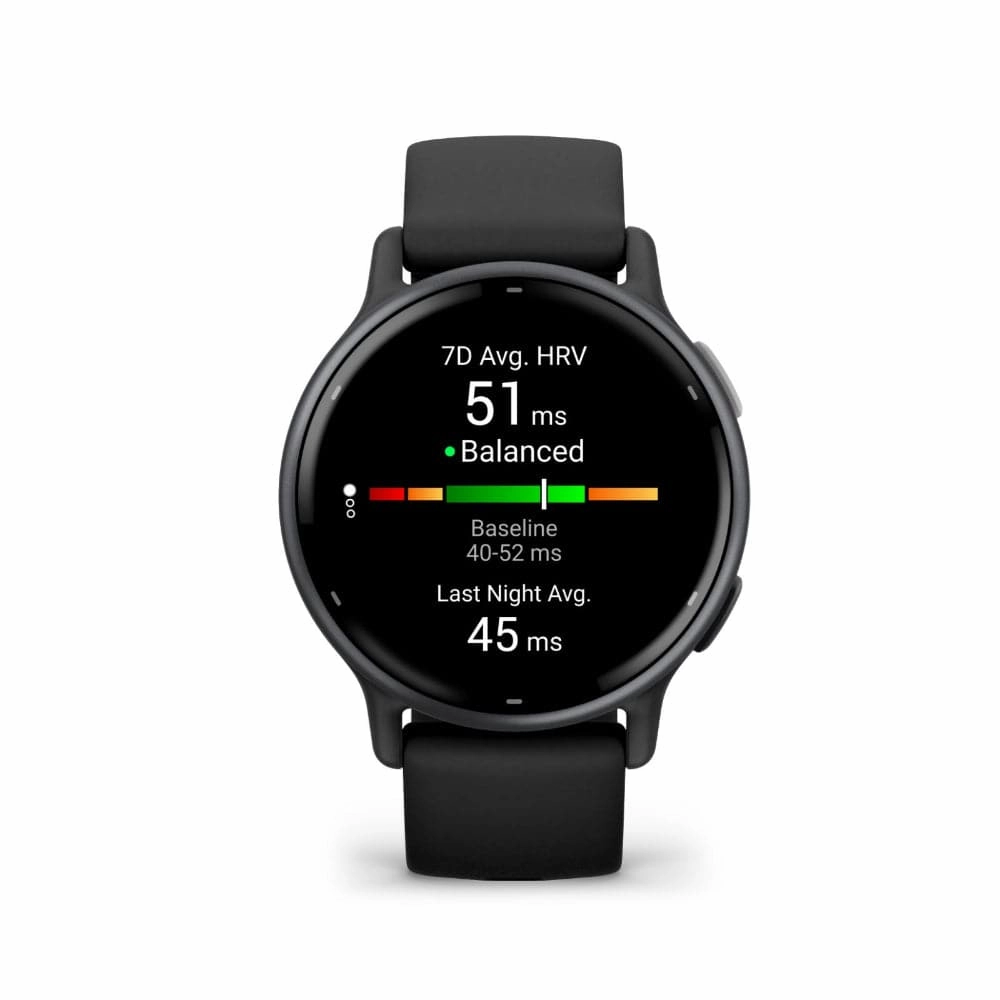 Garmin Vivoactive 5 Digital Black Silicone Strap Unisex Smartwatch GM-010-02862-50