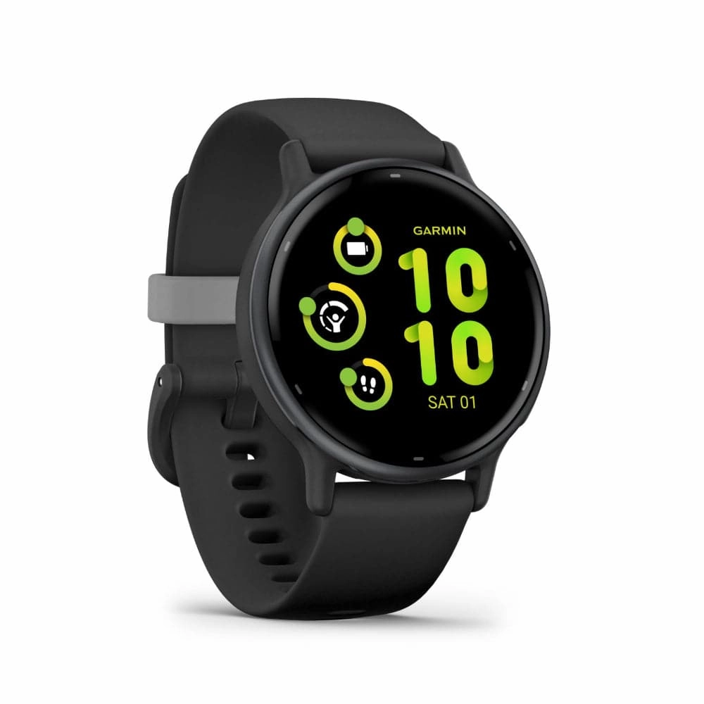 Garmin Vivoactive 5 Digital Black Silicone Strap Unisex Smartwatch GM-010-02862-50