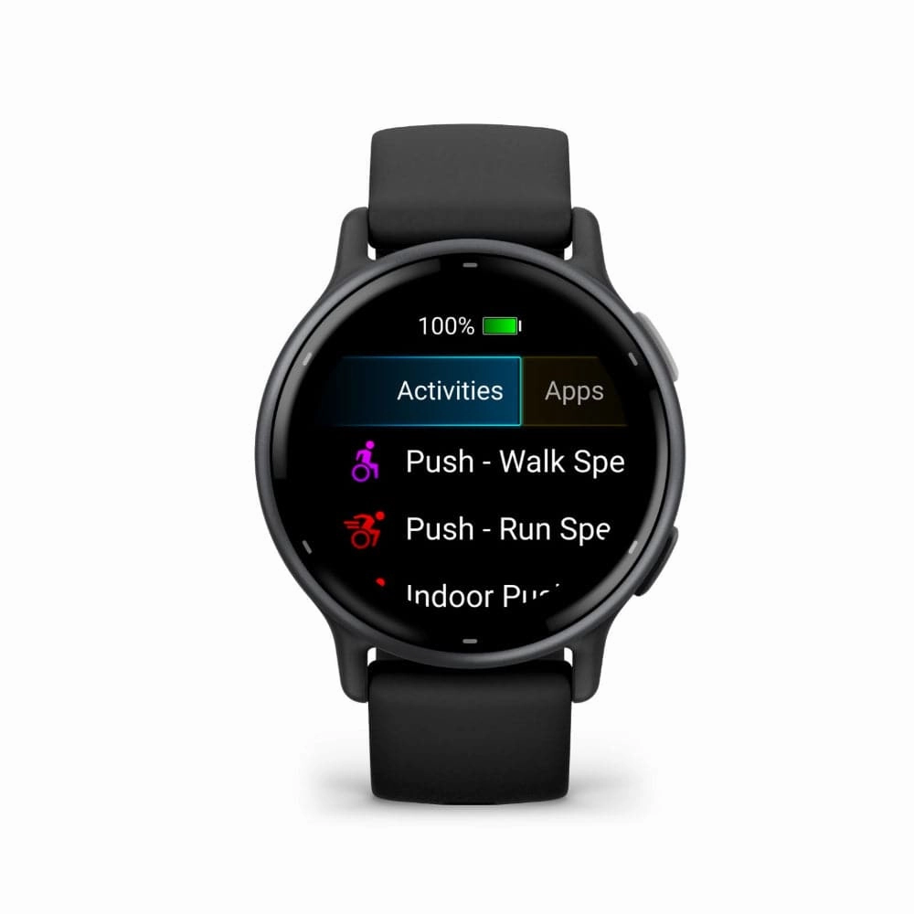 Garmin Vivoactive 5 Digital Black Silicone Strap Unisex Smartwatch GM-010-02862-50