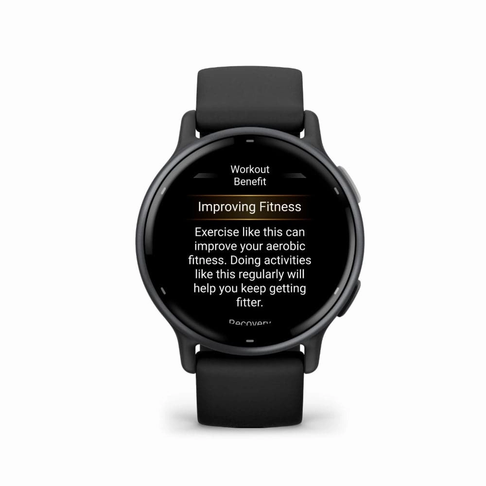 Garmin Vivoactive 5 Digital Black Silicone Strap Unisex Smartwatch GM-010-02862-50