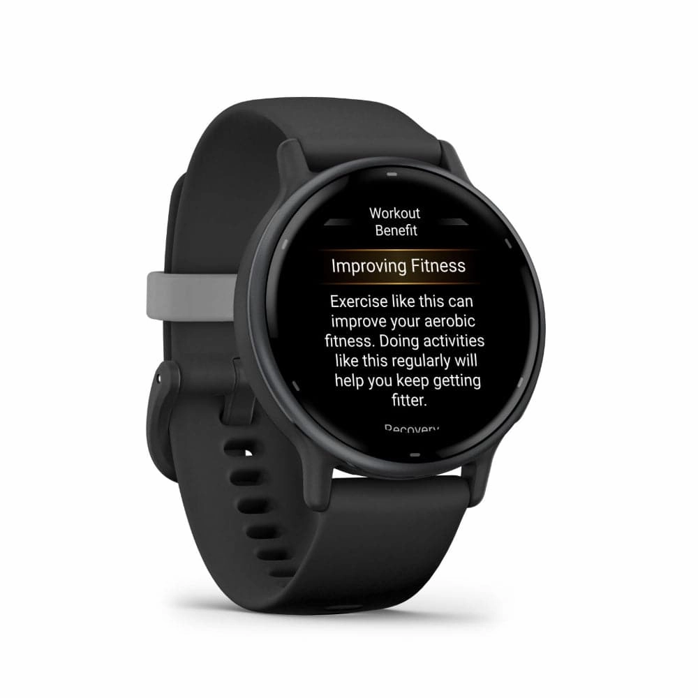 Garmin Vivoactive 5 Digital Black Silicone Strap Unisex Smartwatch GM-010-02862-50