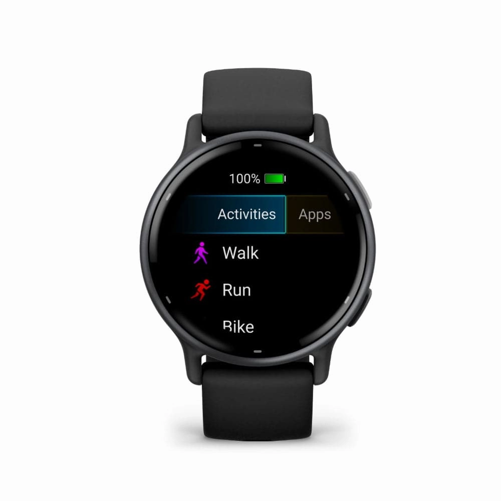 Garmin Vivoactive 5 Digital Black Silicone Strap Unisex Smartwatch GM-010-02862-50