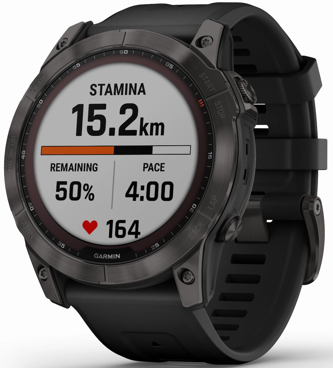 Garmin Watch Fenix 7X Sapphire Carbon Grey Titanium D