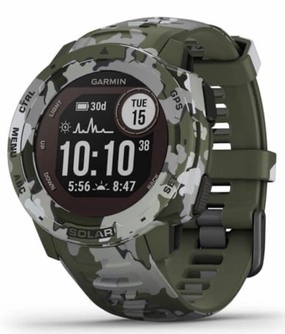 Garmin Watch Instinct Solar Lichen Camo Edition