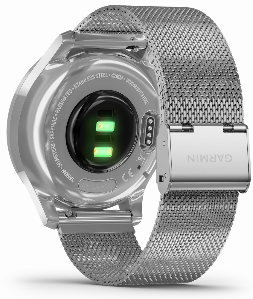 Garmin Watch Vivomove Luxe Steel Milanese Bracelet D
