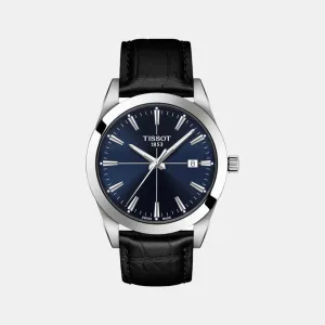 Gentleman Men Analog Leather Watch T1274101604101