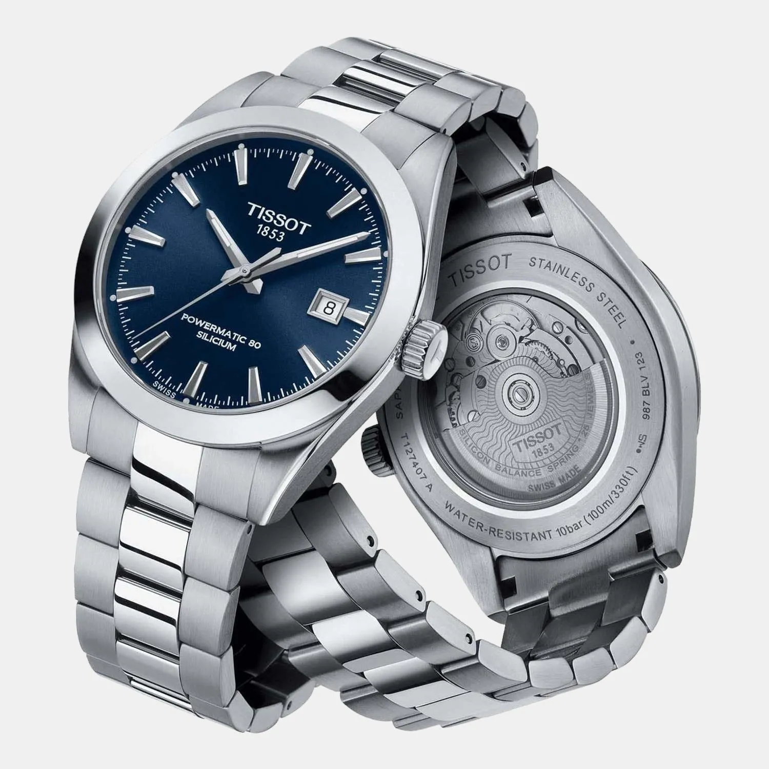 Gentleman Men Analog Stainless Steel Automatic Watch T1274071104100
