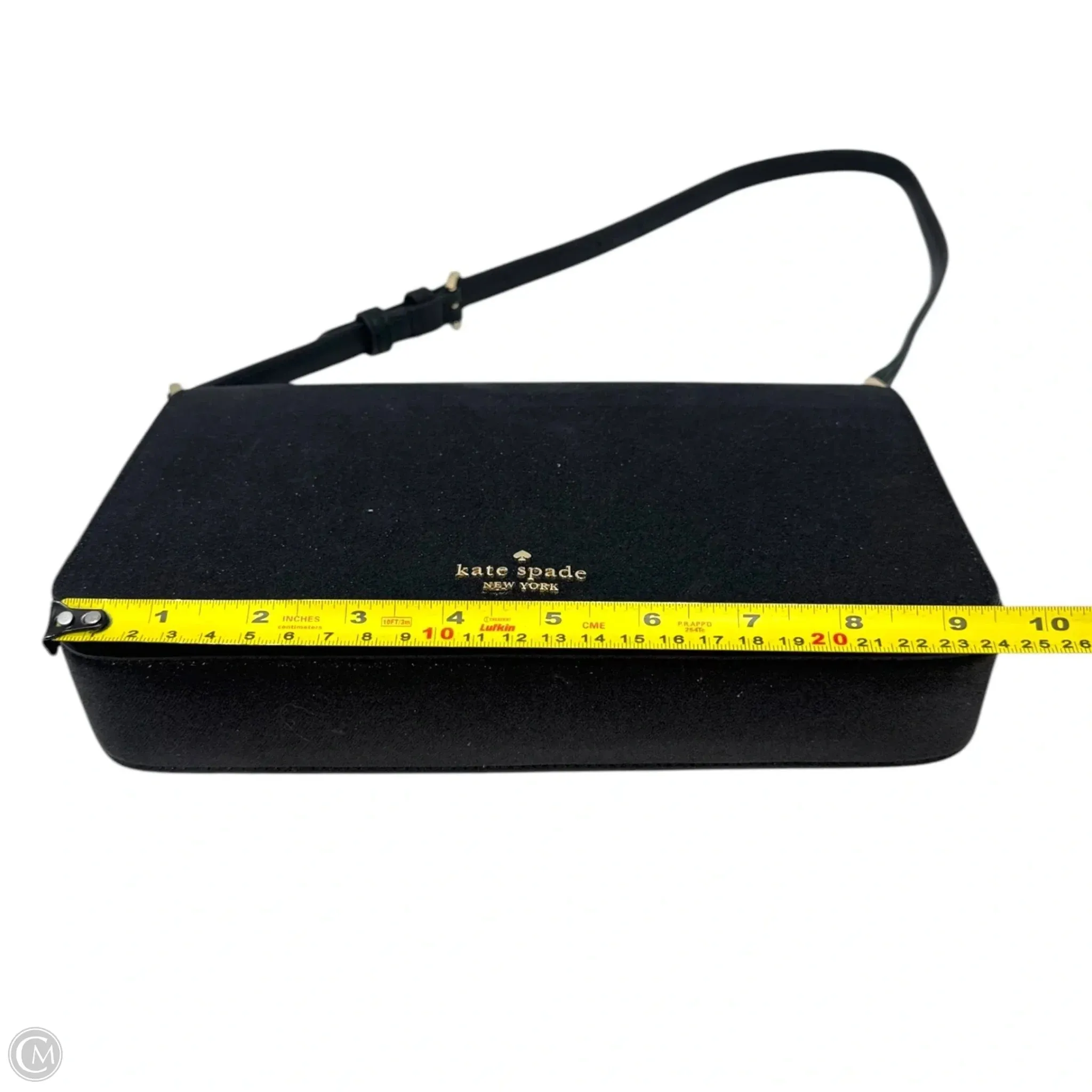 Glitter Flap Shoulder Handbag Designer By Kate Spade, Size: Medium kate spade