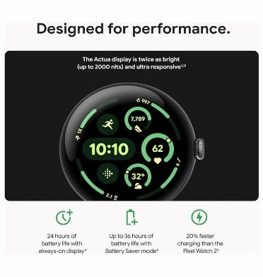 GOOGLE PIXEL WATCH 3 41MM SILVER/ROSE