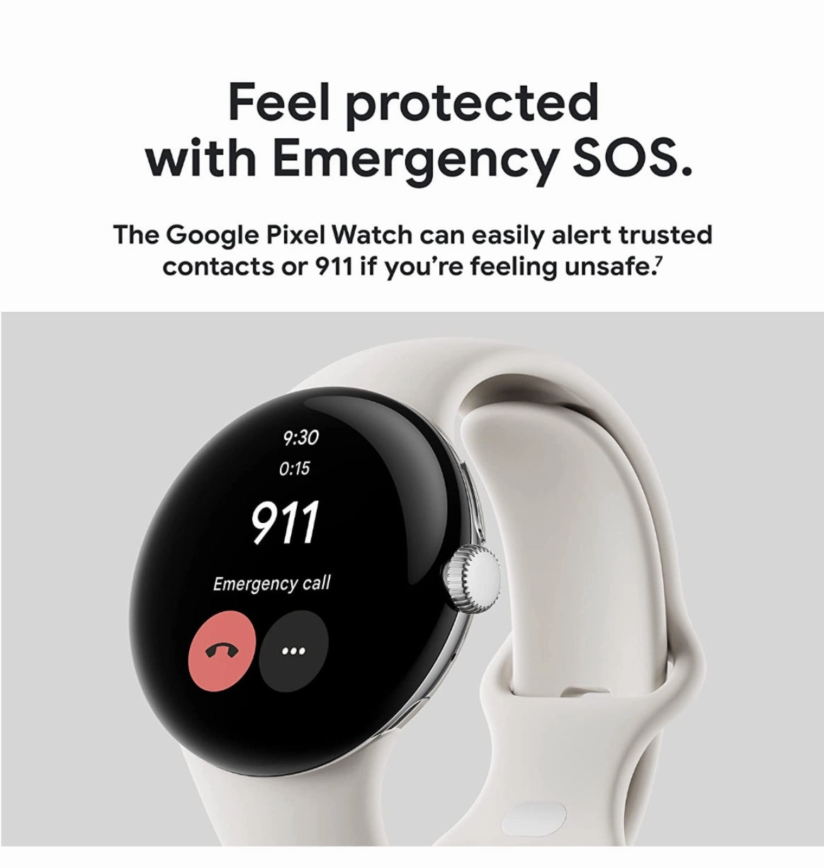 GOOGLE PIXEL WATCH SILVER/CHARCOAL