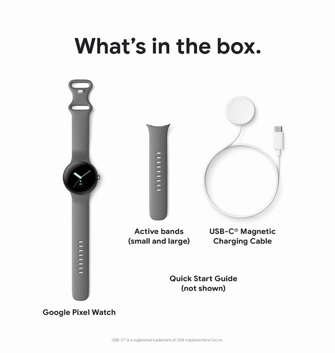 GOOGLE PIXEL WATCH SILVER/CHARCOAL