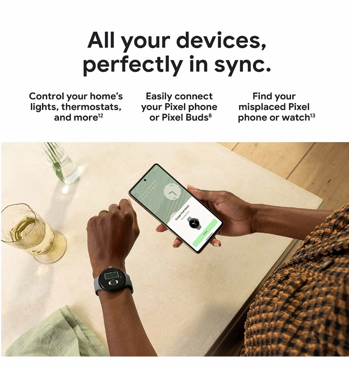 GOOGLE PIXEL WATCH SILVER/CHARCOAL