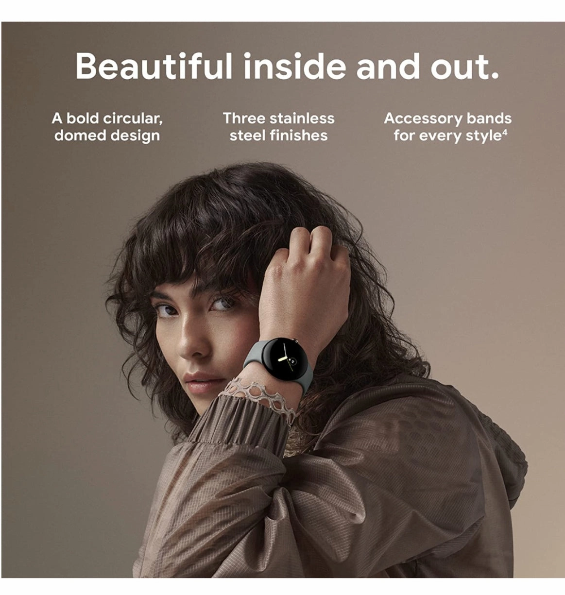 GOOGLE PIXEL WATCH SILVER/CHARCOAL