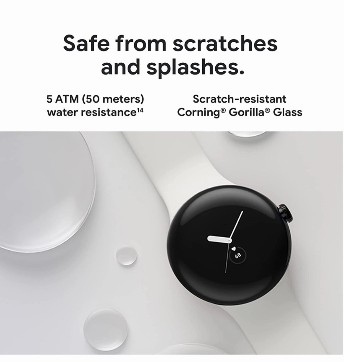 GOOGLE PIXEL WATCH SILVER/CHARCOAL