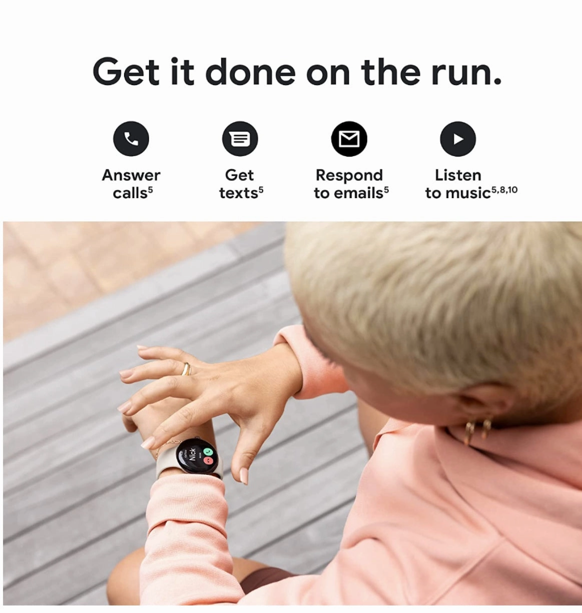 GOOGLE PIXEL WATCH SILVER/CHARCOAL