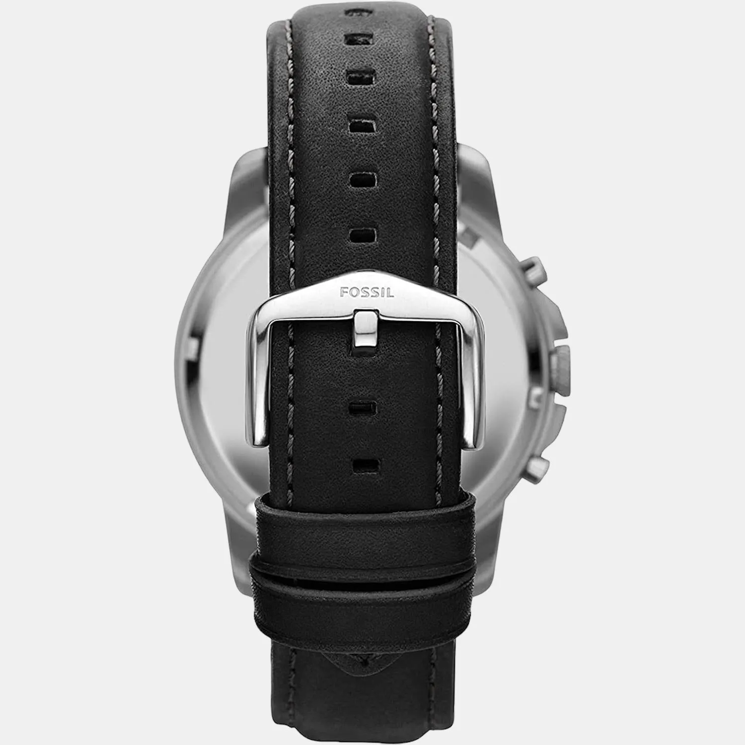 Grant Men Quartz Black Dial Chronograph Leather Watch FS4812
