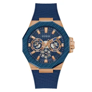 Guess Blue Rose Gold Watch
