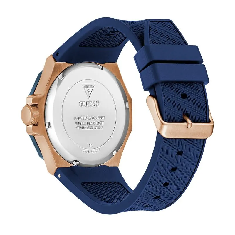 Guess Blue Rose Gold Watch