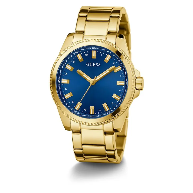 Guess Champ Blue Dial Analog Watch
