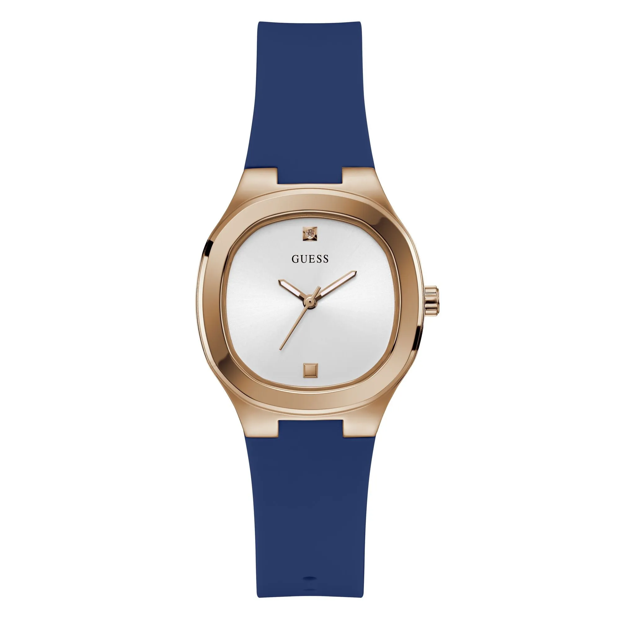 Guess Eve Dress Pink Rose Gold Tone Watch GW0658L3