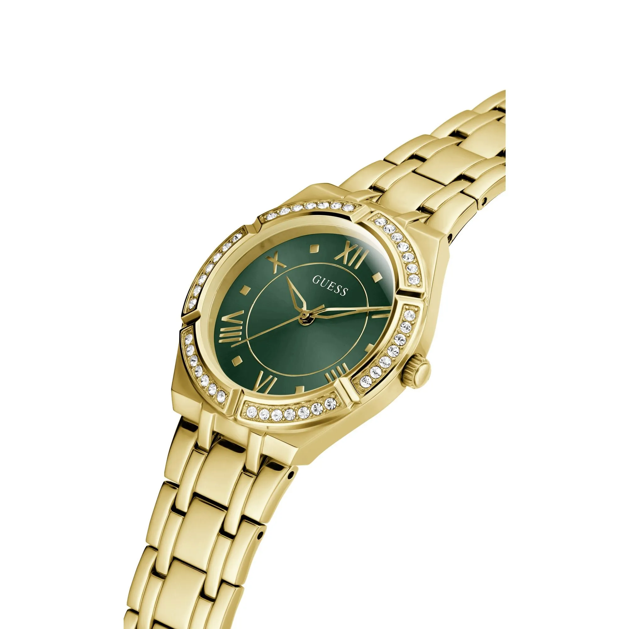 GUESS Green Cosmo Crystal Watch GW0033L8
