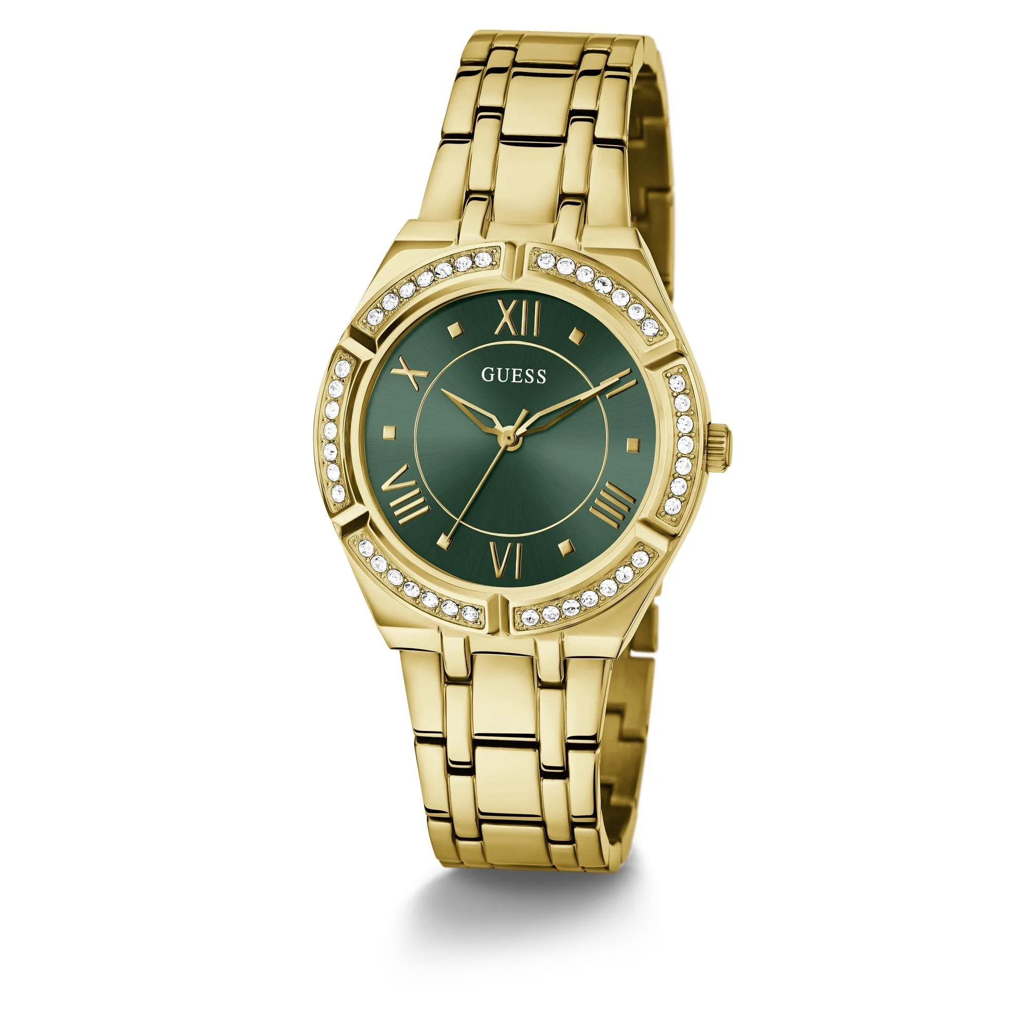 GUESS Green Cosmo Crystal Watch GW0033L8