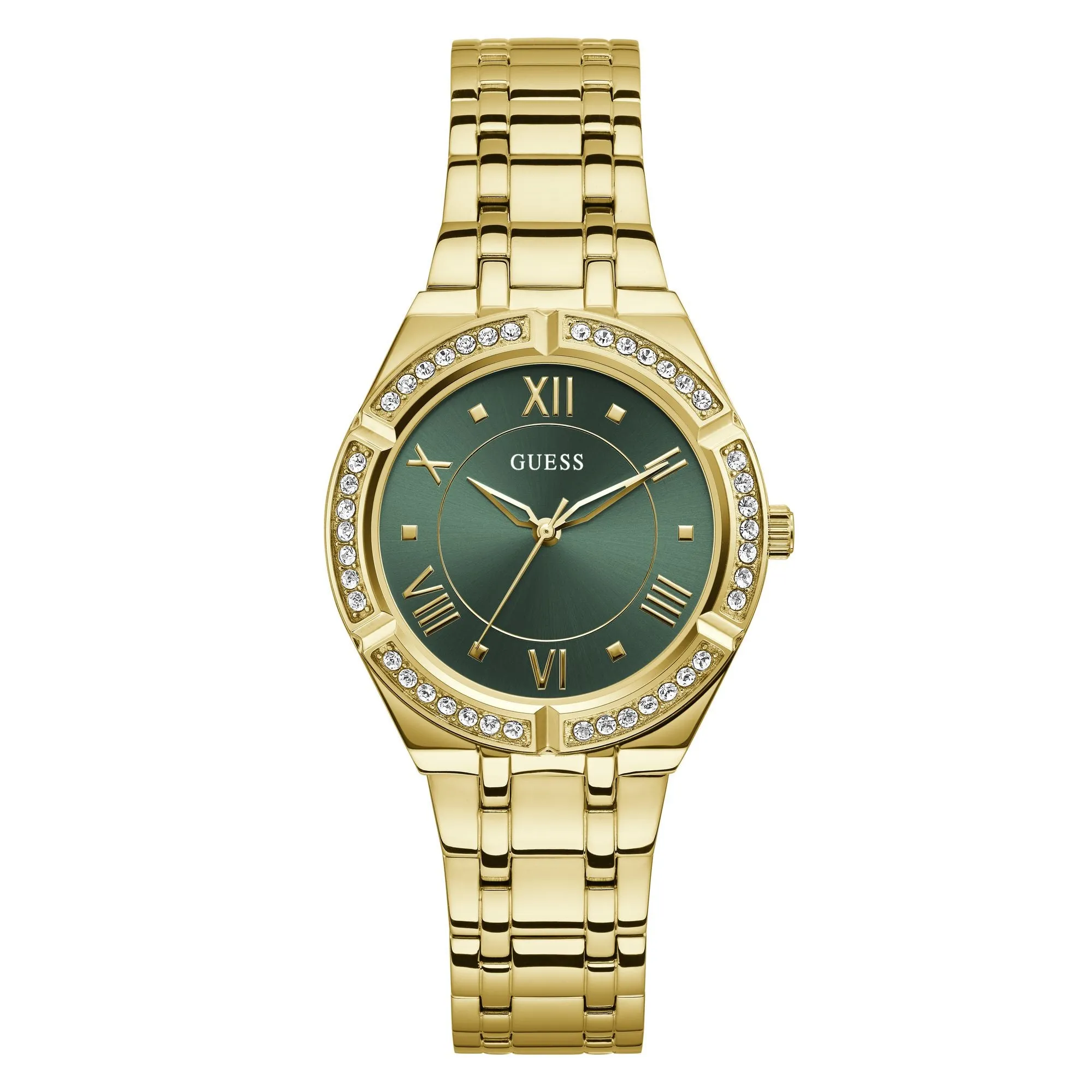 GUESS Green Cosmo Crystal Watch GW0033L8