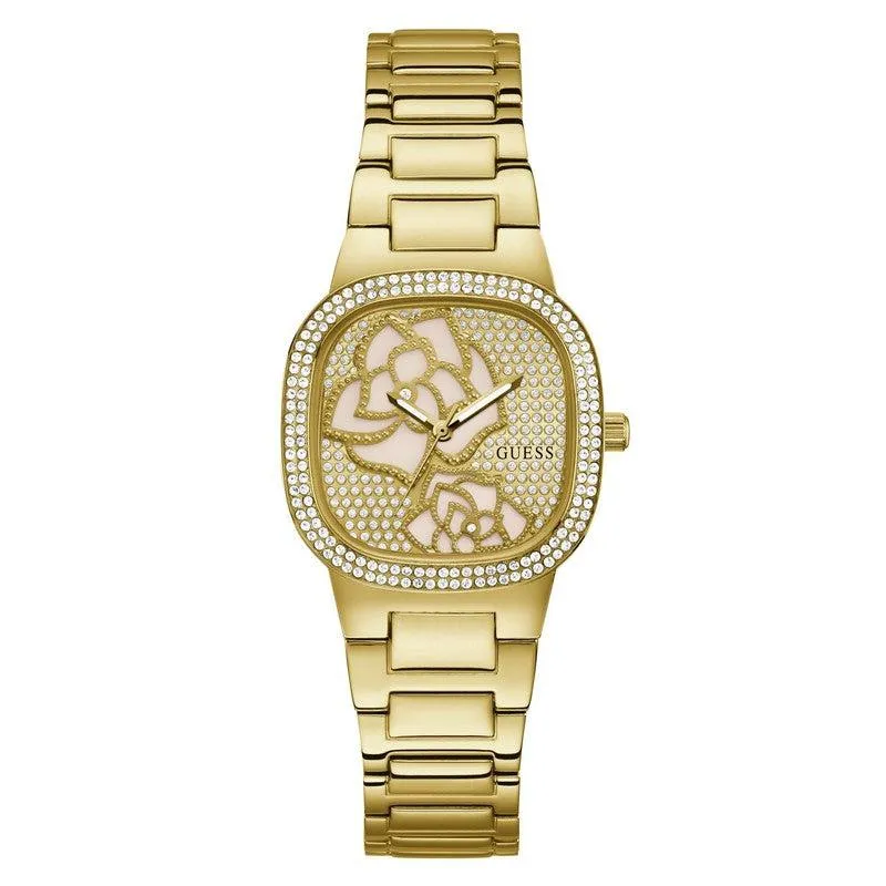 GUESS Ladies Gold Tone Analog Watch GW0544L2