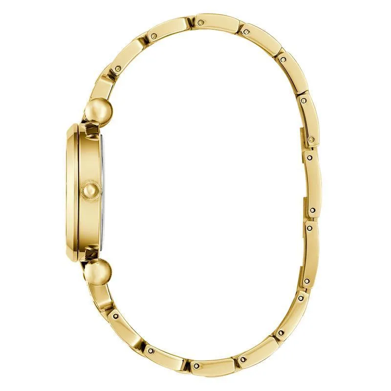 Guess Ladies Gold Tone Analog Watch