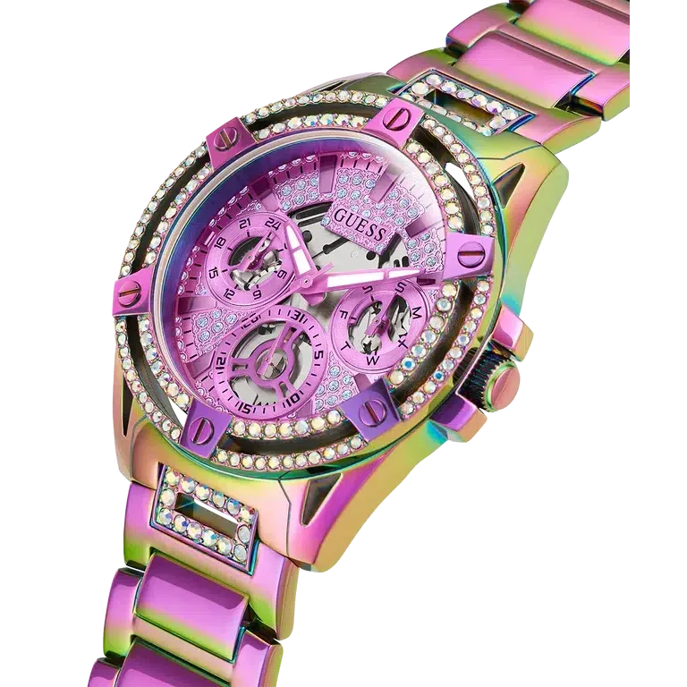 Guess Ladies Iridescent Iridescent Multi-function Watch GW0464L4