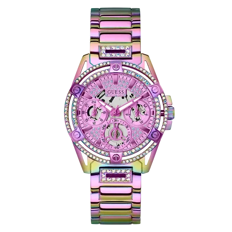 Guess Ladies Iridescent Iridescent Multi-function Watch GW0464L4