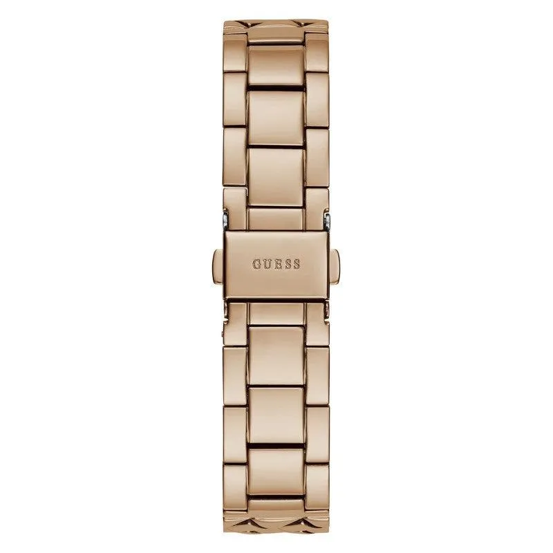 Guess Ladies Rose-Gold Tone Analog Watch GW0613L3