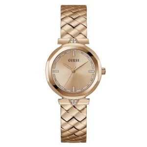 Guess Ladies Rose-Gold Tone Analog Watch GW0613L3