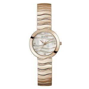 Guess Ladies Rose Gold Tone Analog Watch