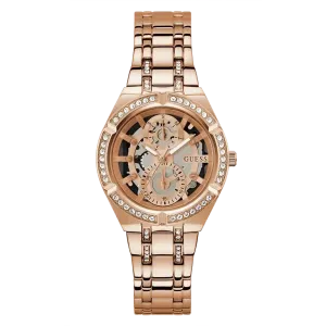Guess Ladies Rose Gold Tone Multi-function Watch GW0604L3