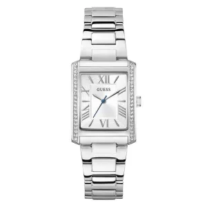 Guess Ladies Silver Tone Analog Watch
