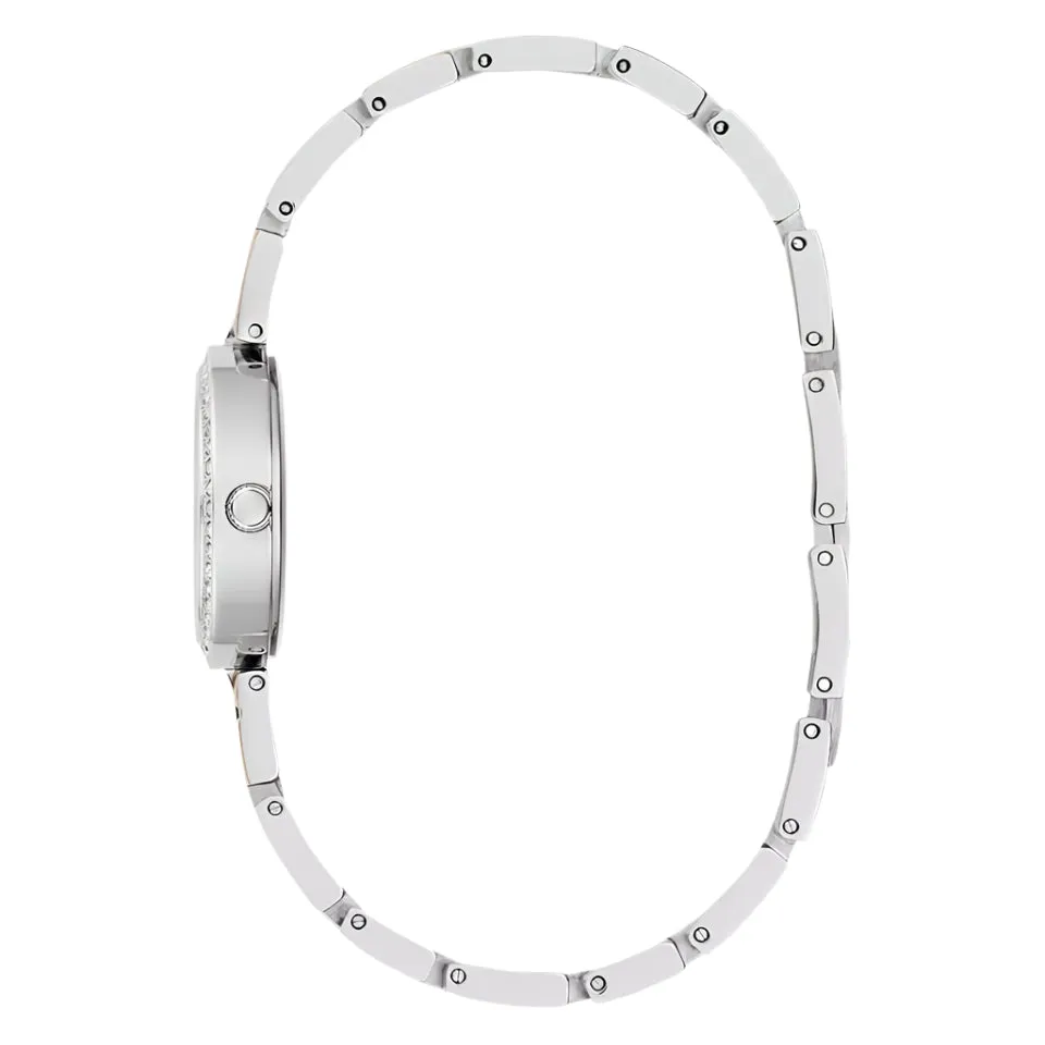 Guess Lady G Silver Dial Two Tone Stainless Steel Watch GW0656L2