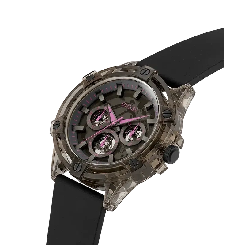 Guess Men's Sporting Pink Limited Edition Watch