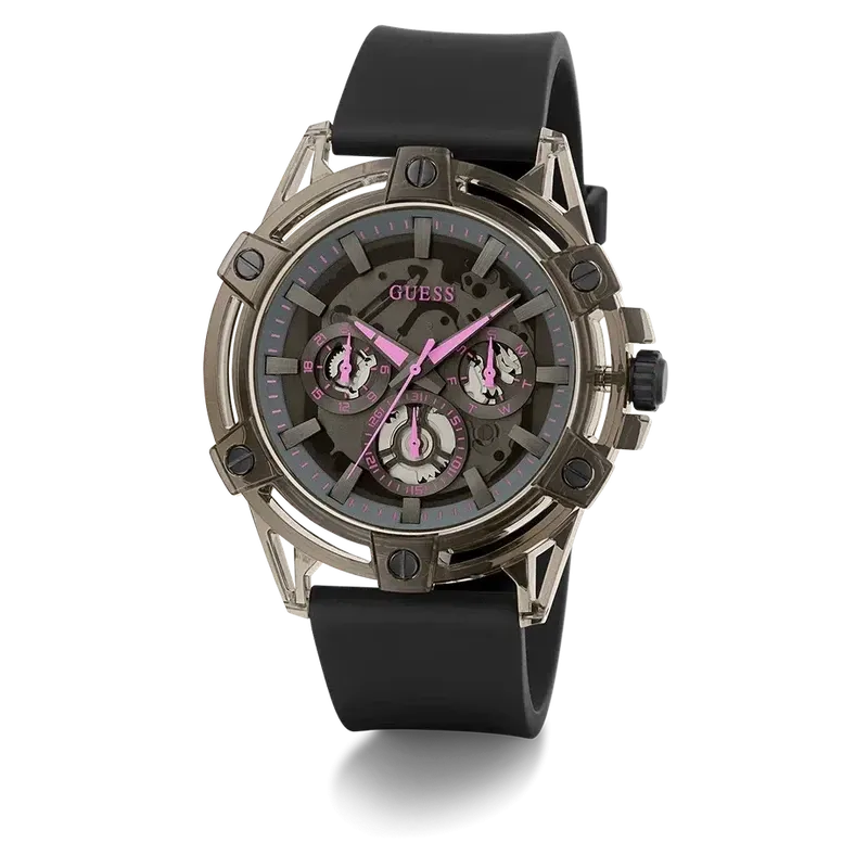 Guess Men's Sporting Pink Limited Edition Watch