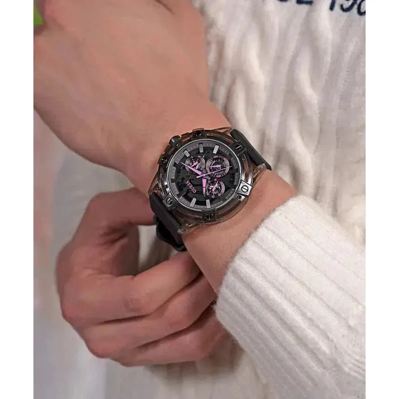 Guess Men's Sporting Pink Limited Edition Watch