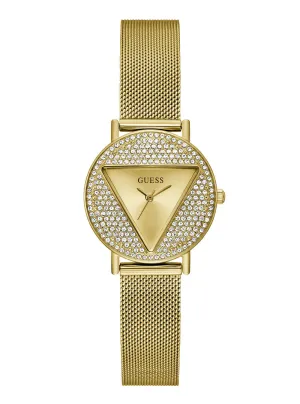 Guess Mini Gold Iconic Glitz Mesh Watch GW0671L2