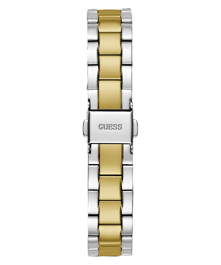 Guess Mini Luna Blue Dial Two Tone Stainless Steel Watch GW0687L4