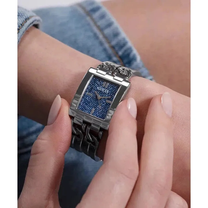 Guess Mod Id Blue Dial Analogue Watch