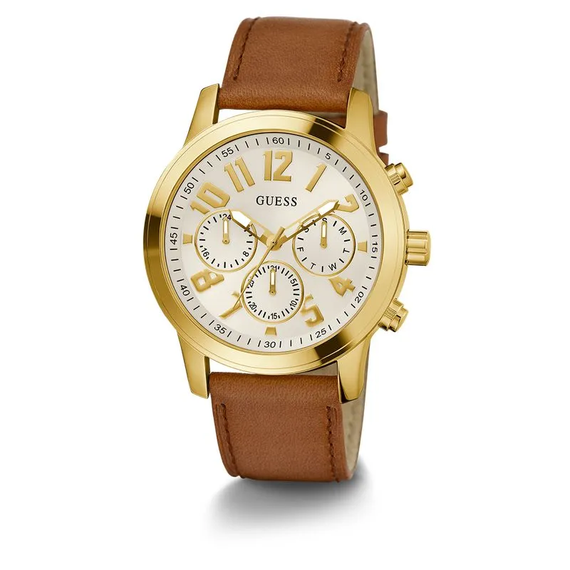Guess Parker White Dial Multifunction Watch